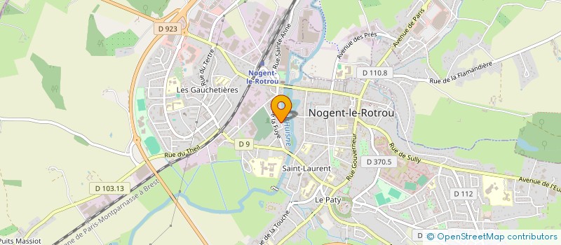 localisation de l'entreprise NOGENT PERCHE HABITAT - OFFICE PUBLIC DE L'HABITAT DE LA COMMUNAUTE DE COMMUNE DU PERCHE à NOGENT-LE-ROTROU