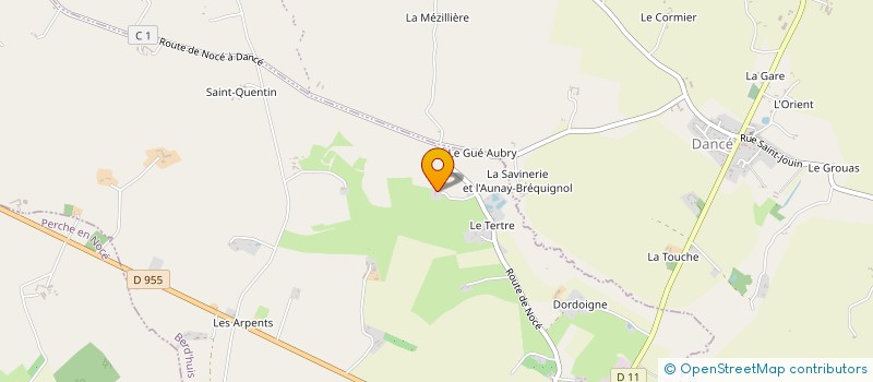 localisation de l'entreprise NOGENT SAINT HILAIRE à SAINT-PIERRE-LA-BRUYERE