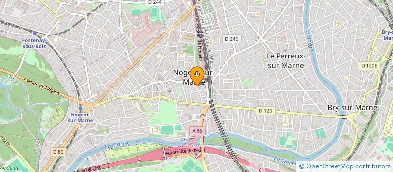 localisation de l'entreprise NOGENT SOLIDARITE TRIATHLON à NOGENT-SUR-MARNE