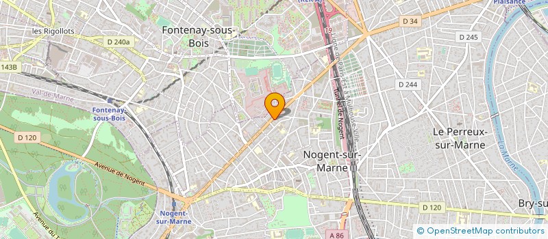 localisation de l'entreprise NOGENT SUPERETTE à NOGENT-SUR-MARNE