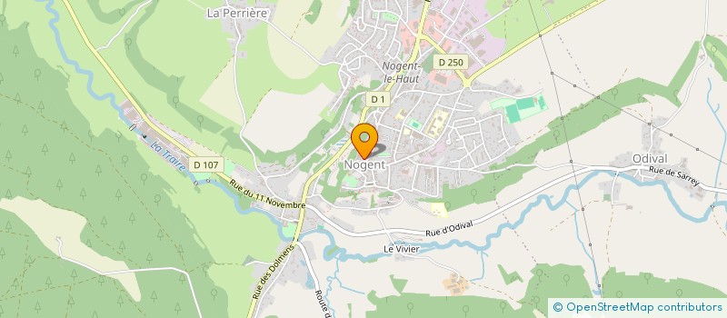 localisation de l'entreprise NOGENT VIDEO à NOGENT