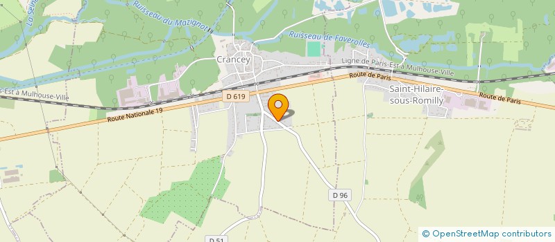 localisation de l'entreprise NOGENT VOLLEY BALL ''NVB''  SAINT-HILAIRE-SOUS-ROMILLY