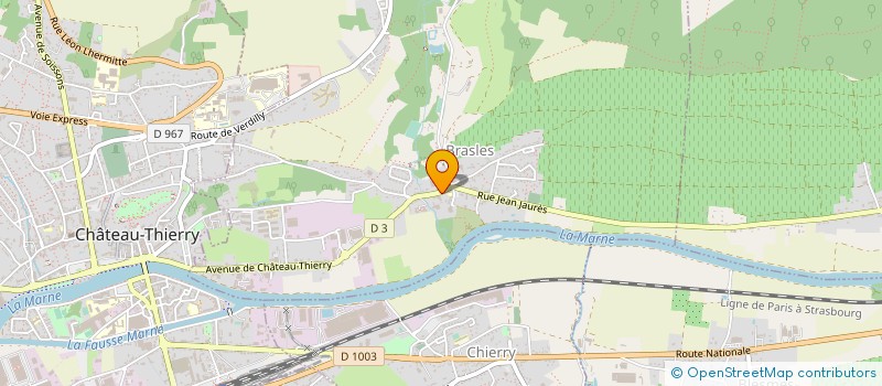 localisation de l'entreprise NOGENTEL SPORTS LOISIRS à NOGENTEL