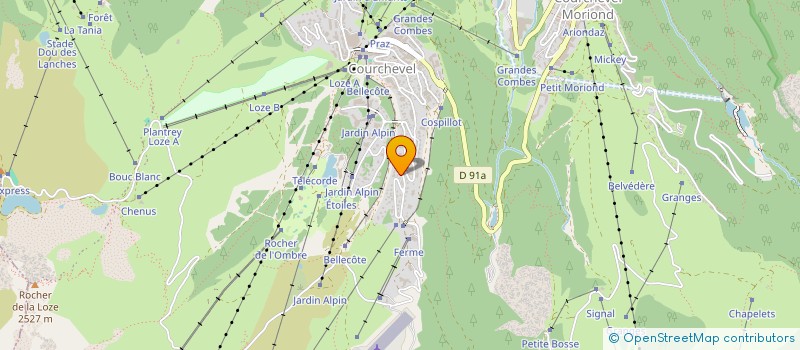 localisation de l'entreprise NOGENTIL IMMO à COURCHEVEL