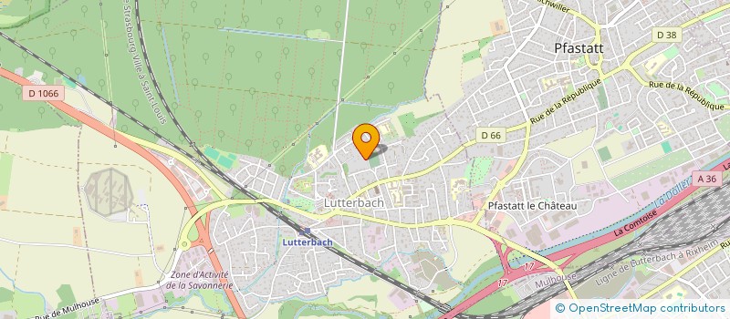 localisation de l'entreprise NOGEP26  LUTTERBACH