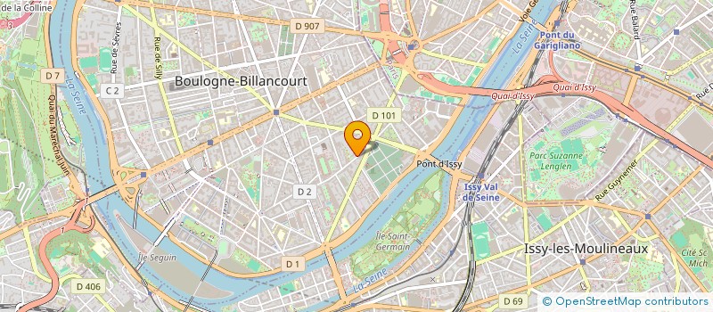 localisation de l'entreprise NOGIA CONSEIL  BOULOGNE-BILLANCOURT