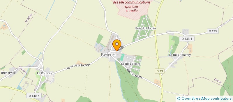 localisation de l'entreprise NOGO à FAVIERES