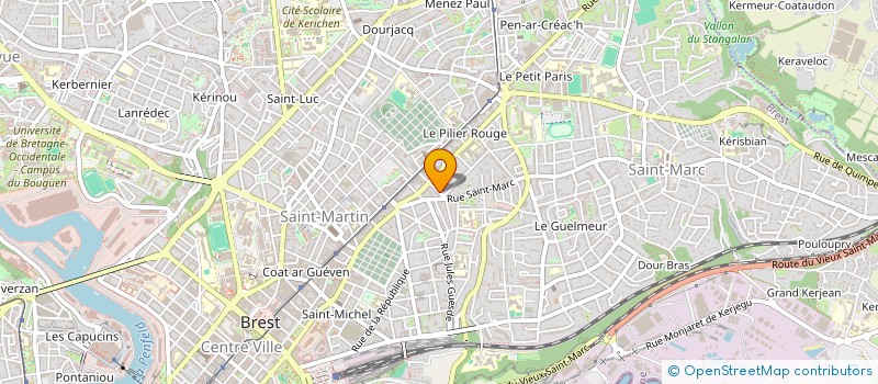 localisation de l'entreprise NOGO à BREST