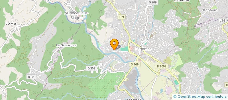 localisation de l'entreprise NOGS  PEGOMAS