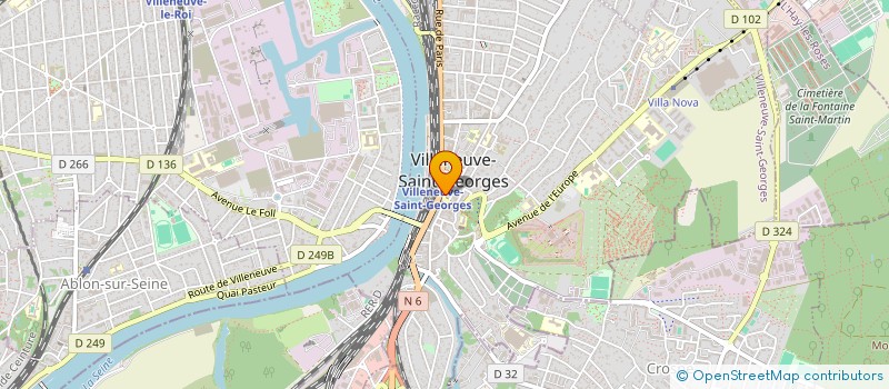 localisation de l'entreprise NOGTET  VILLENEUVE-SAINT-GEORGES