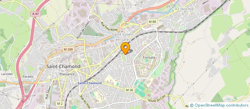 localisation de l'entreprise NOGUEIRA ET FILS  SAINT-CHAMOND