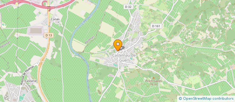 localisation de l'entreprise NOGUERA à CASTELNAU-DE-GUERS