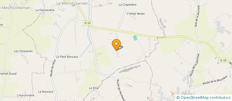 localisation de l'entreprise NOGUES  LE MESNIL-GARNIER