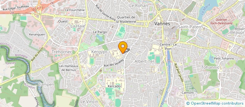 localisation de l'entreprise NOGUES à VANNES