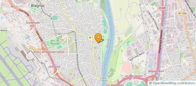 localisation de l'entreprise NOGUES TRANSPORTS à CORNEBARRIEU