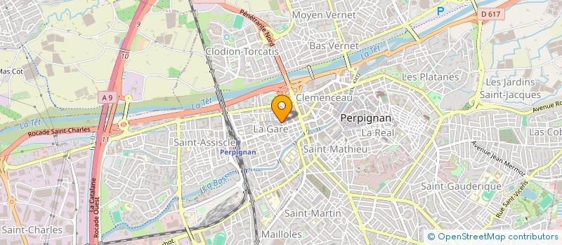 localisation de l'entreprise NOGUEVES 2022  PERPIGNAN