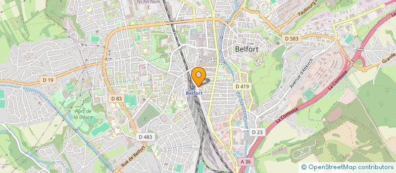 localisation de l'entreprise NOHA à BELFORT