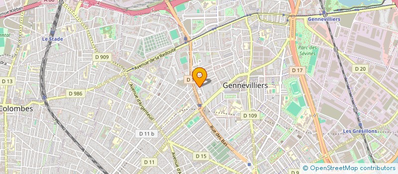 localisation de l'entreprise NOHA TELECOM ENERGIE à GENNEVILLIERS