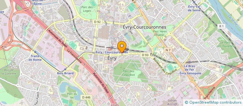 localisation de l'entreprise NOHAIN à EVRY-COURCOURONNES