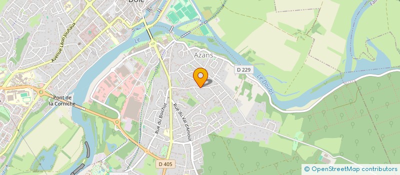 localisation de l'entreprise NOHAM à DOLE