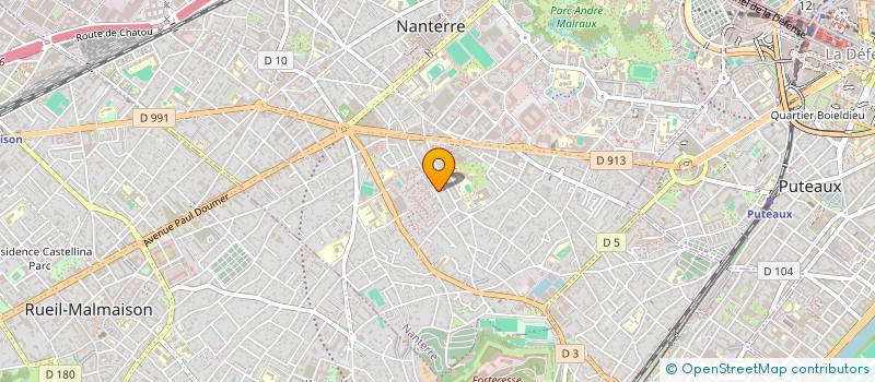 localisation de l'entreprise NOHAM LOCATION  NANTERRE