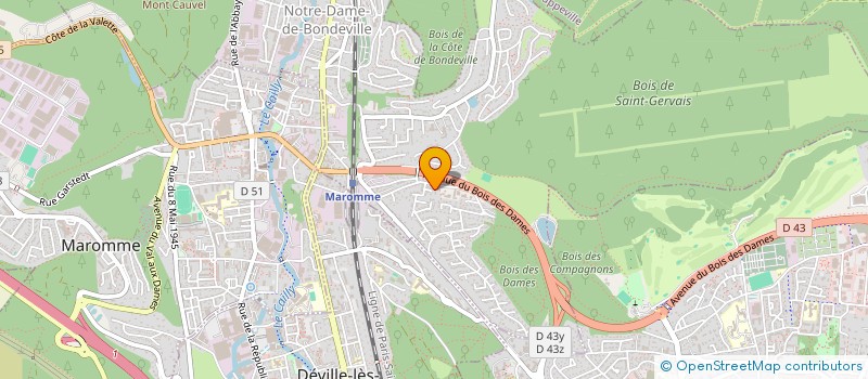 localisation de l'entreprise NOHCOS GROUP  NOTRE-DAME-DE-BONDEVILLE