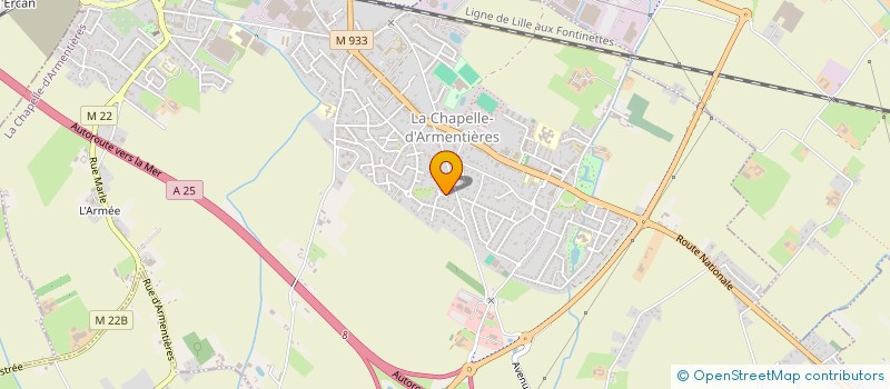 localisation de l'entreprise NOHL  LA CHAPELLE-D'ARMENTIERES