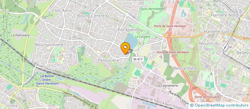 localisation de l'entreprise NOHTEO  TREILLIERES