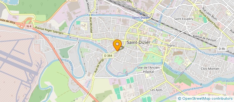 localisation de l'entreprise NOI FITNESS à SAINT-DIZIER