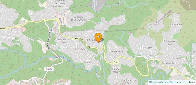 localisation de l'entreprise NOI GIA DAO BIOTASSOCIATION SPORTIVE ET CULTURELLE D'ARTS ASIATIQUES  BIOT