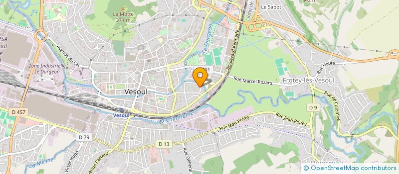 localisation de l'entreprise NOIDANS à NOIDANS-LES-VESOUL