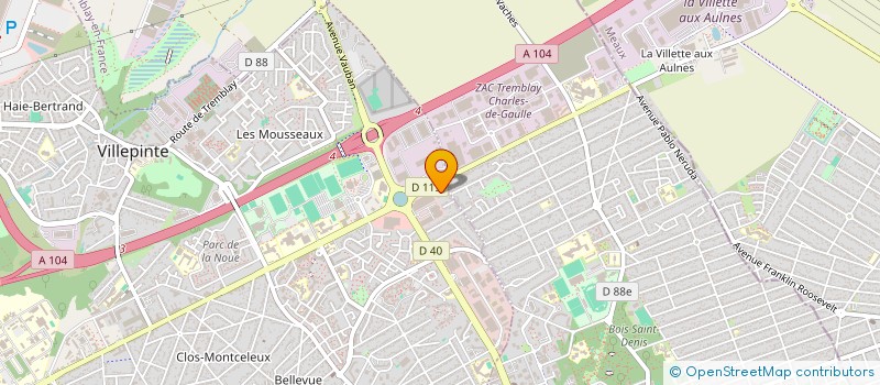 localisation de l'entreprise NOIE PARK à VILLEPINTE