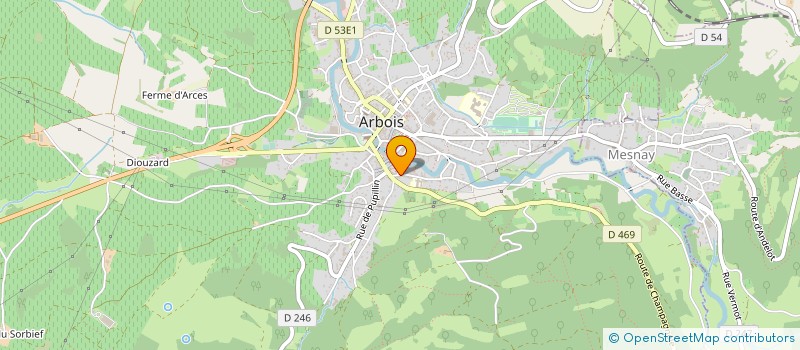localisation de l'entreprise NOILOG PROD  ARBOIS