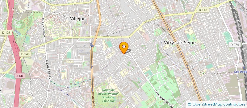 localisation de l'entreprise NOIR BLANC à VITRY SUR SEINE