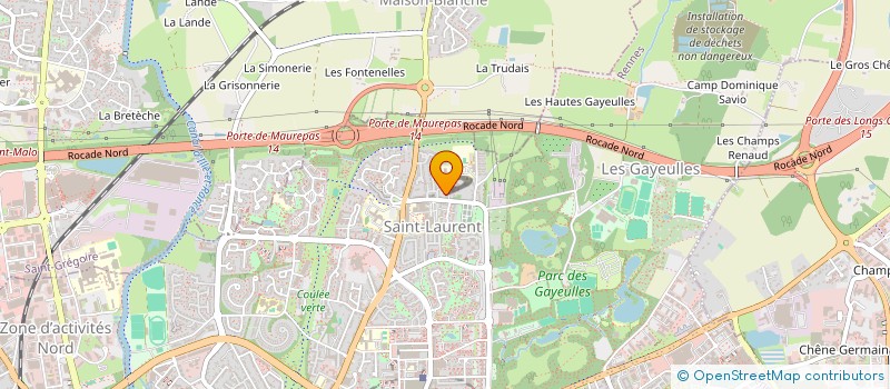 localisation de l'entreprise NOIR BRILLANT  RENNES