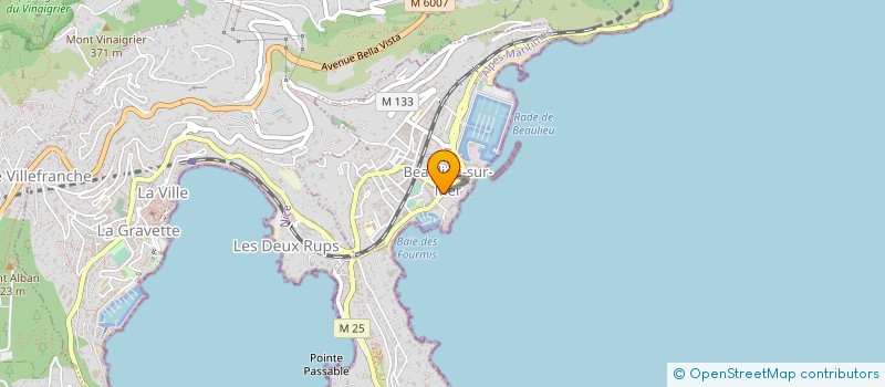 localisation de l'entreprise NOIR EMERAUDE  BEAULIEU-SUR-MER