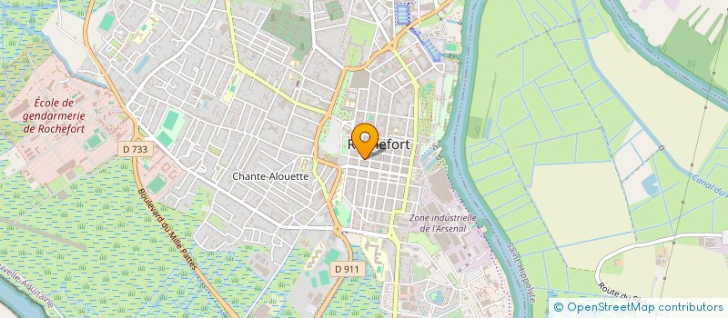 localisation de l'entreprise NOIR ET FEU RECORDS à ROCHEFORT