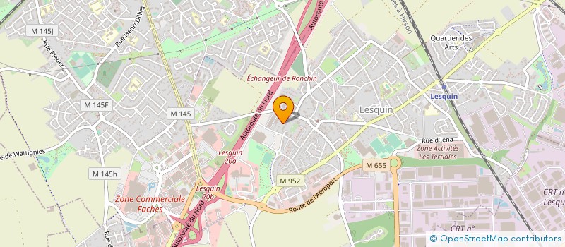 localisation de l'entreprise NOIR LAPIN à LESQUIN