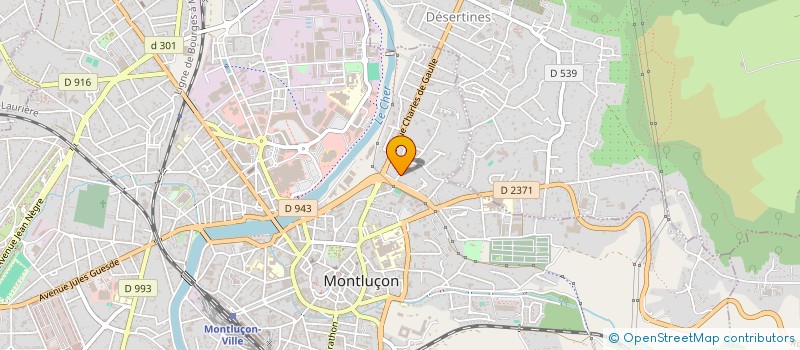 localisation de l'entreprise NOIR PERYLENE à MONTLUCON