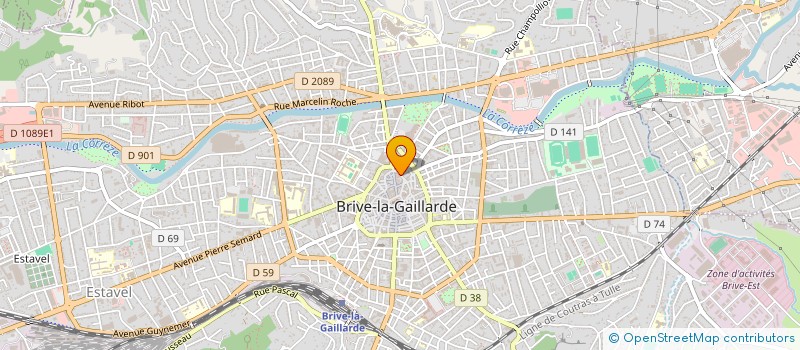 localisation de l'entreprise NOIR POUDRE à BRIVE-LA-GAILLARDE