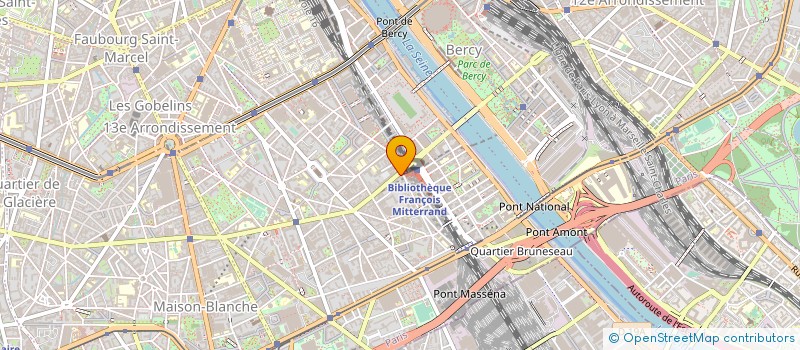 localisation de l'entreprise NOIR SUR BLANC à PARIS