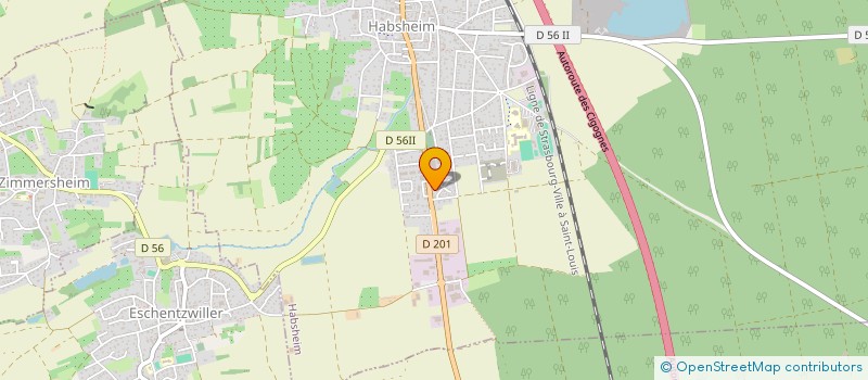 localisation de l'entreprise NOIRAUX  HABSHEIM