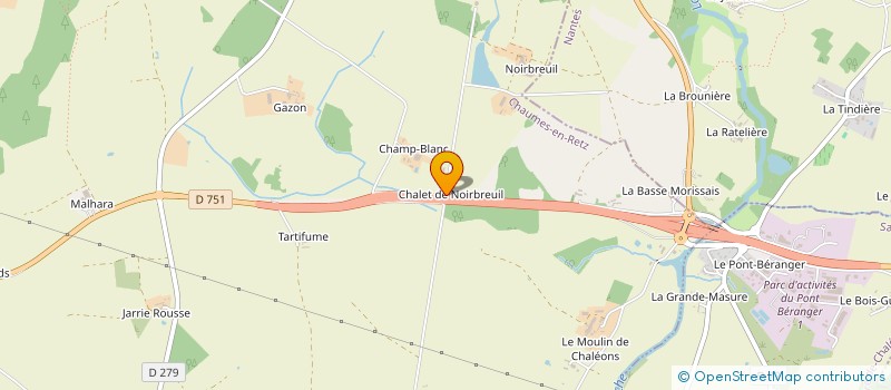 localisation de l'entreprise NOIRBREUIL  CHAUMES-EN-RETZ