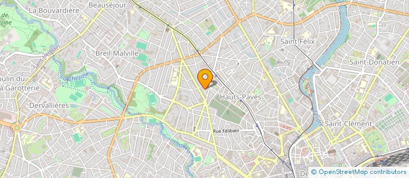 localisation de l'entreprise NOIRE 1 à NANTES