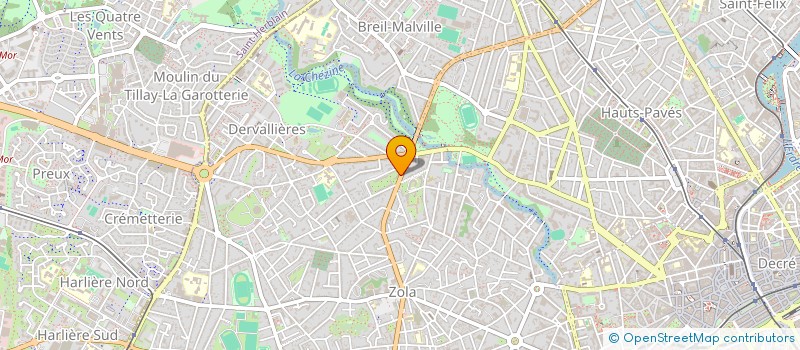 localisation de l'entreprise NOIRE ET BLANCHE  NANTES