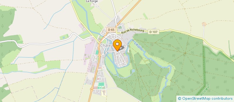 localisation de l'entreprise NOIRE POINTEE à CHATEAUVILLAIN