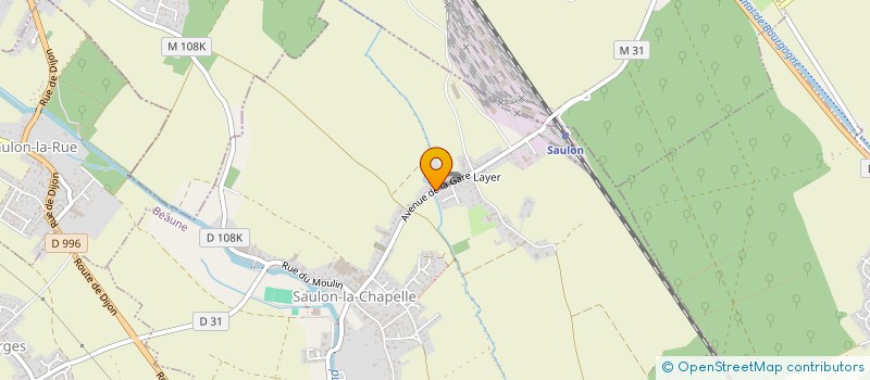 localisation de l'entreprise NOIREAUT à SAULON-LA-CHAPELLE