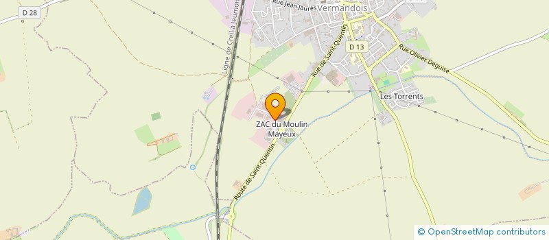 localisation de l'entreprise NOIRET BOHAIN à BOHAIN-EN-VERMANDOIS