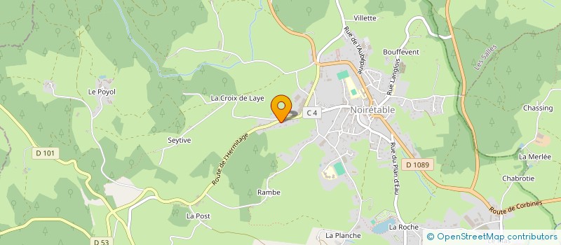 localisation de l'entreprise NOIRETABLE OUTILLAGE  NOIRETABLE