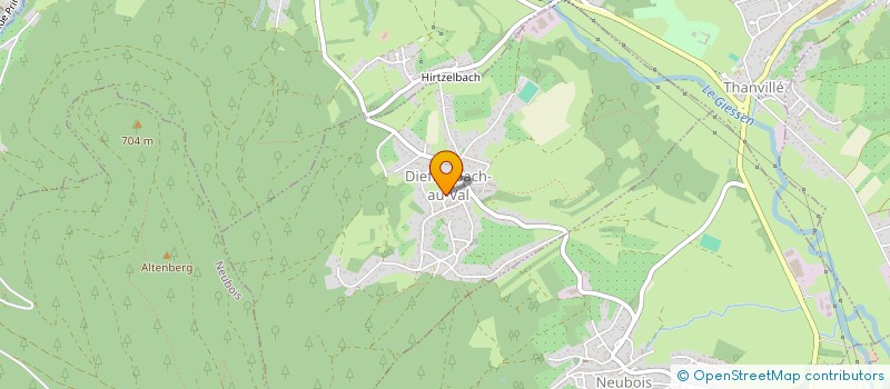 localisation de l'entreprise NOIRFEU  DIEFFENBACH-AU-VAL